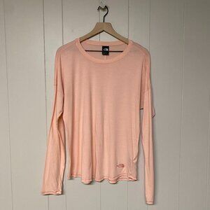 Women's North Face Long Sleeve Shirt, Large.